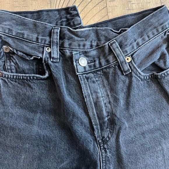 AGOLDE Criss Cross Straight Jeans in Shambles - Size 23 - Picture 5 of 7